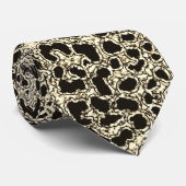 Gold Leopard Safari Print Stropdas (Opgerold)