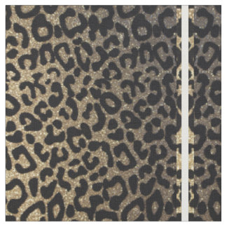 Gold Leopard Stof