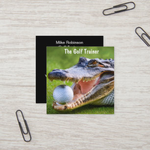 Gold Lessons Training Professioneel Vierkante Visitekaartje