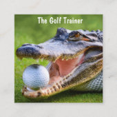 Gold Lessons Training Professioneel Vierkante Visitekaartje (Voorkant)