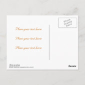 Gold Light 001 Briefkaart (Achterkant)