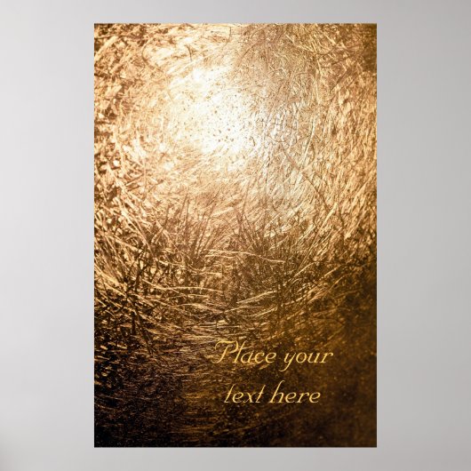 Gold Light 001 Poster (Voorkant)
