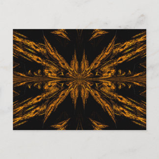Gold Light Butterfly Briefkaart