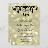 Gold Lights Open House Kaart (Voorkant / Achterkant)