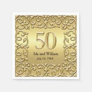  Gold Lijst 50e Jubileum Servet