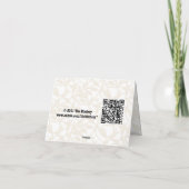 Gold Lijst - Aangepast bedankt - kaart (Achterkant)