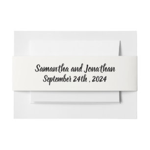 Gold Lijst met  bloemen Uitnodigingen Wikkel