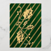 Gold Lijst Prettige feestdagen Foto (Achterkant)