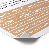 Gold Lijsten, Opticien, Technical Practitioner Poster (Hoek)