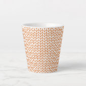 GOLD LINE KNIT Latte Mug (Devant)