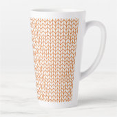 GOLD LINE KNIT Tall Latte Mug (Droite)