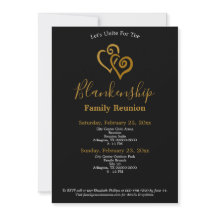 Gold Linked Heart Familie Reünie Twee Dag Evenemen