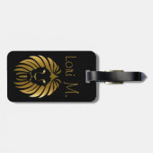 Gold Lion  Bagagelabel (Achterkant horizontaal)