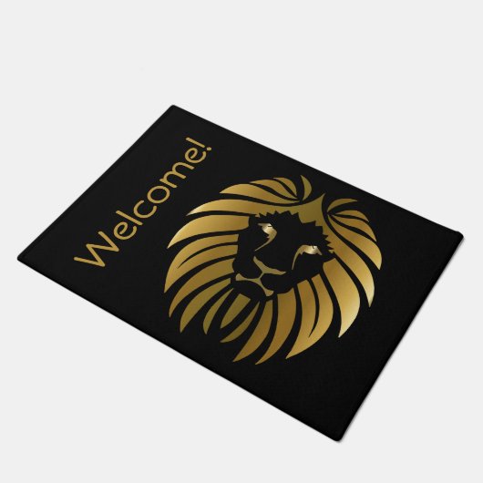 Gold Lion  Deurmat (Schuin)