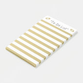 Gold Lips "to do List" Post-it® Notes (Schuin)