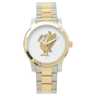 Gold Liverbird horloges. Horloge