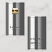 Gold Logo Metallic driver Visitekaartje (Voorkant / Achterkant)