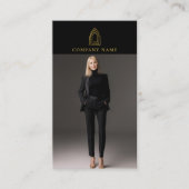Gold Logo Professional Foto Makelaar Visitekaartje (Voorkant)