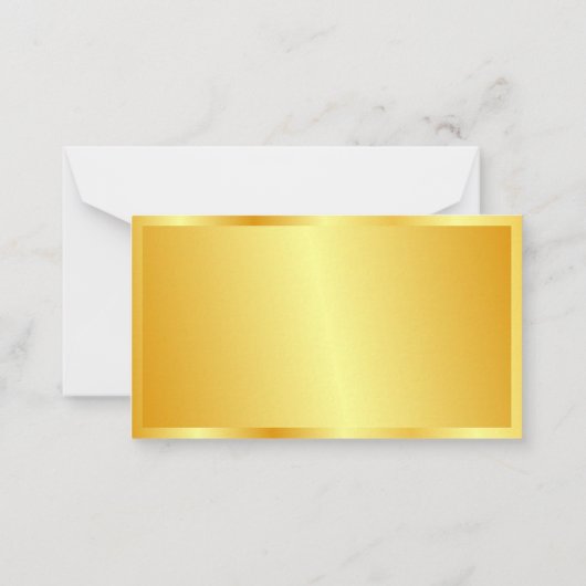 Gold Look Calligraphié Nom de script Modèle person (Dos)