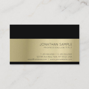 Gold look elegant, modern, luxe Professional Visitekaartje