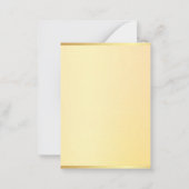 Gold Look Modèle Monogramme Moderne Simple (Dos)