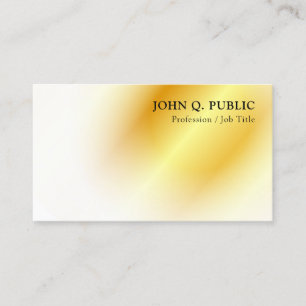Gold look Modern Elegant Minimalist Sjabloon Visitekaartje