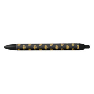 Gold Lotus Flower Zwarte Inkt Pen