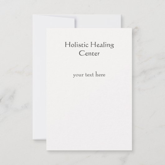 Gold Lotus Healing Arts Carte cadeau ou Faire-part (Dos)