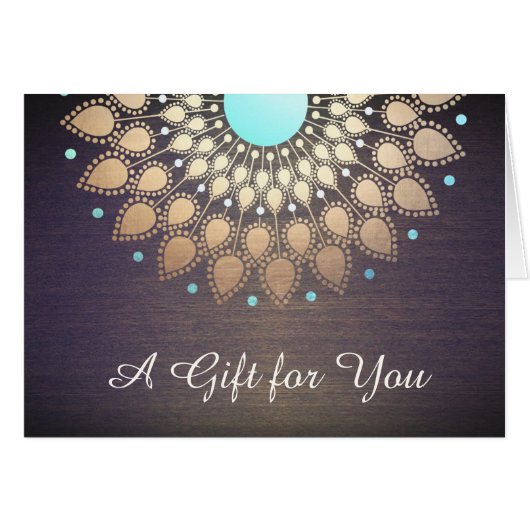 Gold Lotus Natural Health Cadeaubon (Voorkant Horizontaal)