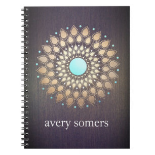 Gold Lotus Yoga en Meditation Teacher Wellness Notitieboek