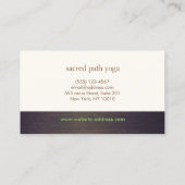 Gold Lotus Yoga Meditation 5 Class Punch Loyalty (Achterkant)