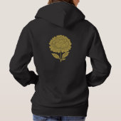 Gold Love Black Hoodie (Achterkant)