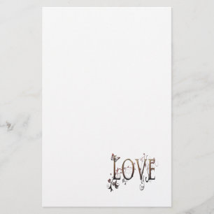 Gold Love Briefpapier