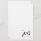 Gold Love Briefpapier (Voorkant / Achterkant)