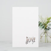 Gold Love Briefpapier (Staand voorkant)