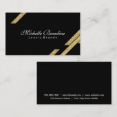 Gold Luster Polygons 3 Visitekaartje (Voorkant / Achterkant)