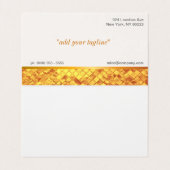 Gold Luster Visitekaartjes (Binnenkant ongevouwen)