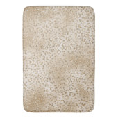 Gold Luxe Glitter-leopard-printer Badmat (Voorkant Verticaal)
