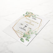 Gold Luxury Wedding Uitnodiging (Gedraaid)