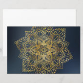 Gold Mandala Briefpapier (Voorkant / Achterkant)
