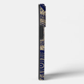 Gold Mandala Collectie blauw design Case-Mate iPhone Case (Achterkant / Rechts)