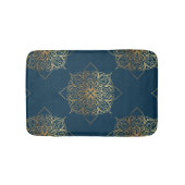 Gold Mandala Damask Pattern Badmat (Voorkant)