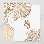 Gold Mandala Enic Kaart (Voorkant / Achterkant)