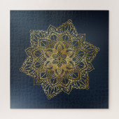 Gold Mandala Legpuzzel (Horizontaal)