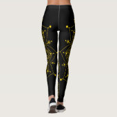 Gold Mandala, LineArt Leggings (Achterkant)
