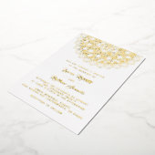 Gold Mandala Mariage Foil Invitation (Rotation)