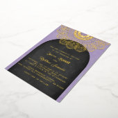 Gold Mandala Mariage Foil Invitation (Rotation)