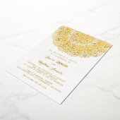 Gold Mandala Mariage Foil Invitation (Rotation)
