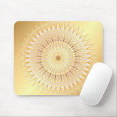 Gold Mandala Medallion Muismat (Met muis)