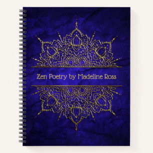  Gold Mandala Poetry Journal Notitieboek